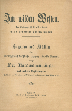 Im wilden Westen - Titelblatt 1