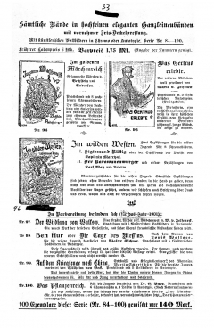 Weichert-Katalog 1901-33