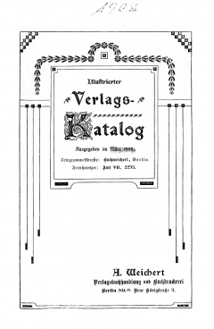 Weichert-Katalog 1908-1