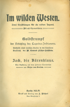 Im wilden Westen - Titelblatt 2