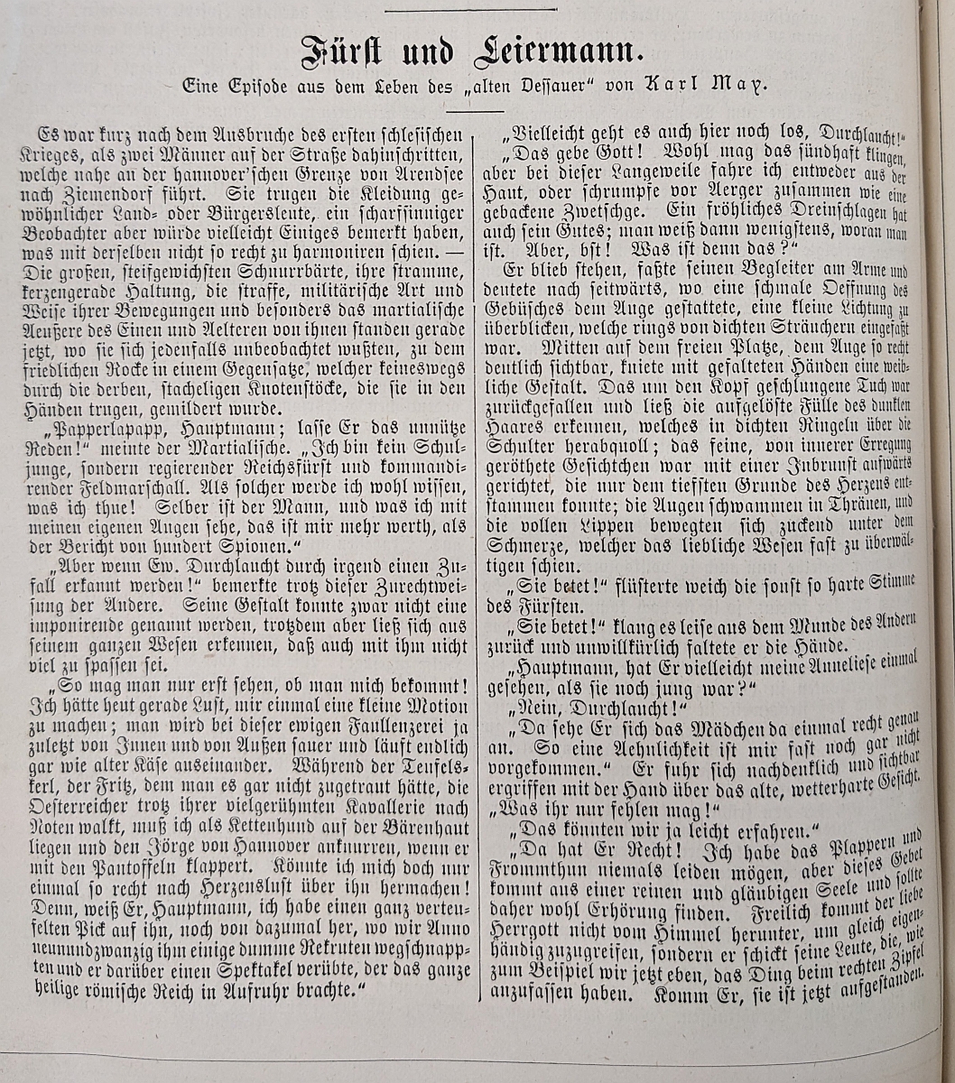 Fürst und Leiermann TA