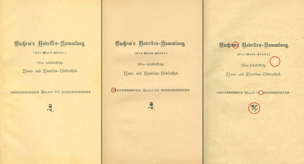 Reihentitel-Vergleich