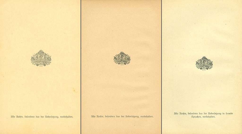 Titelblattrückseiten-Vergleich